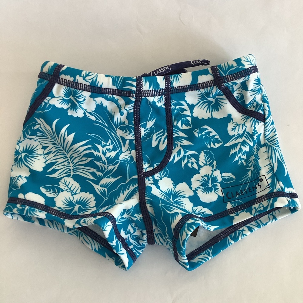 Claesen’s pull on baby swim trunks 12-18month. NWT